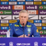 Ancelotti estreia no comando da Seleção diante da torcida brasileira.