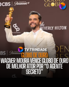 Wagner Moura vence Globo de Ouro de Melhor Ator por “O Agente Secreto”