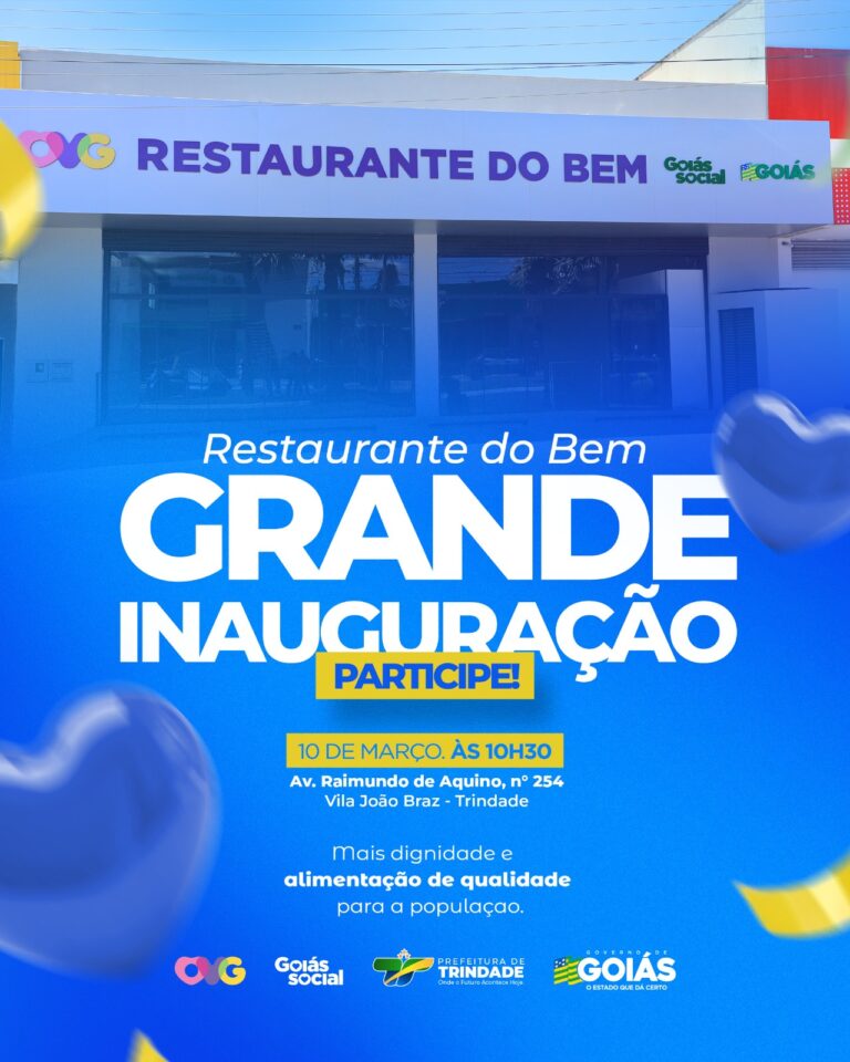 Inauguração do Restaurante do Bem