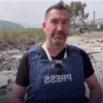 Repórter escapa por pouco de míssil durante transmissão no Líbano