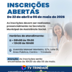 PROCESSO SELETIVO ASSISTÊNCIA SOCIAL Nº 001/2026