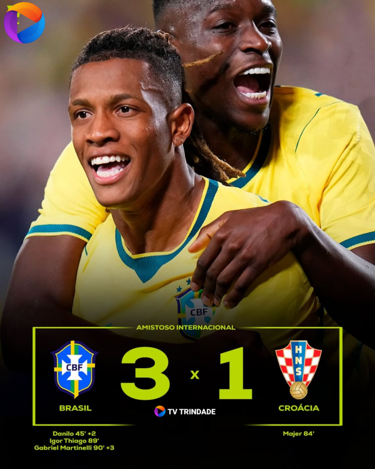 🇧🇷 Vitória do Brasil sobre a Croácia!