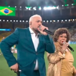Desencontro entre Belo e Alcione durante Hino Nacional chama atenção no Maracanã