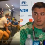 Jornalista da Globo discute em coletiva e faz jogador do Marrocos cair na risada